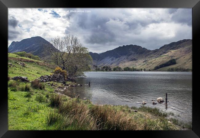 Buttermere Cumbria Framed Print by Kevin White