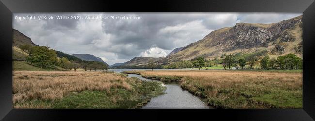 Buttermere Panorama Framed Print by Kevin White