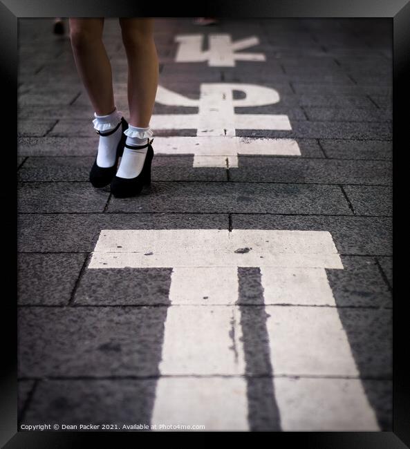 Street Socks Framed Print by Dean Packer