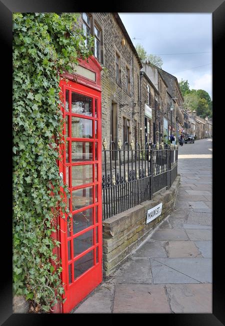 Haworth Picturesque Main Street Framed Print by Emily Koutrou