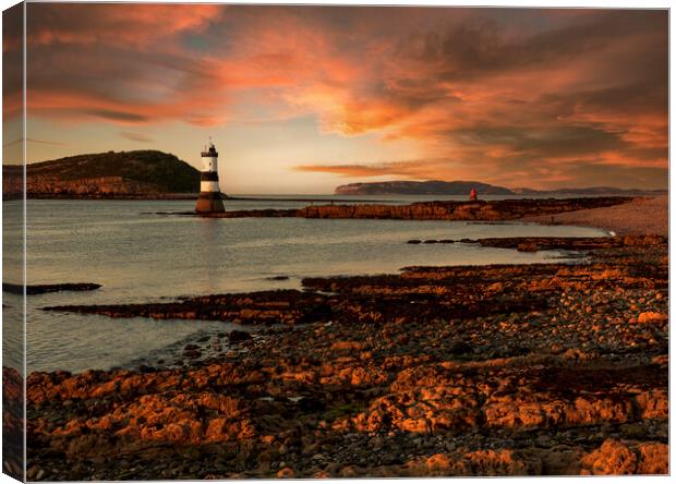 Penmon Sunset Canvas Print by Rory Trappe