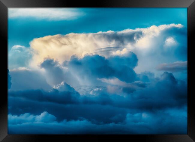 Colourful clouds Framed Print by Rory Hailes