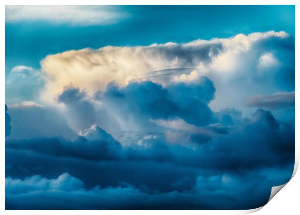 Colourful clouds Print by Rory Hailes