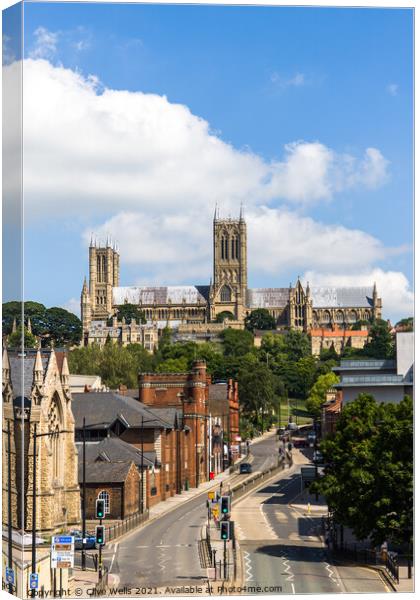 Towards the Cathedral Canvas Print by Clive Wells