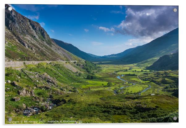 Snowdonia. Acrylic by Bill Allsopp