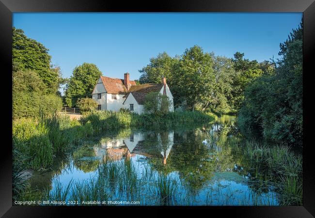 Willy Lott's Cottage. Framed Print by Bill Allsopp