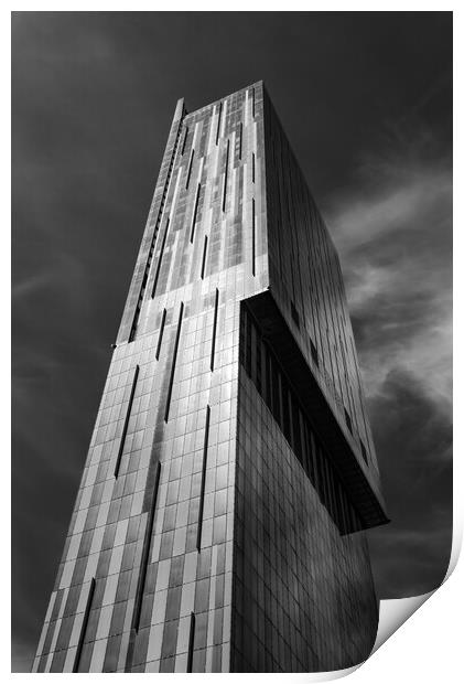 Beetham Tower, Manchester Print by Andrew Kearton
