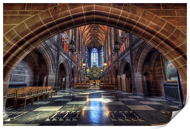 The Lady Chapel Print by Jason Connolly