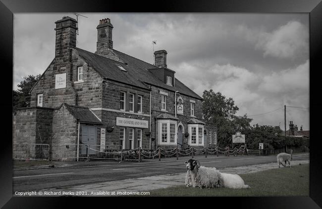 Aidensfield Arms with complimentary Ram Framed Print by Richard Perks