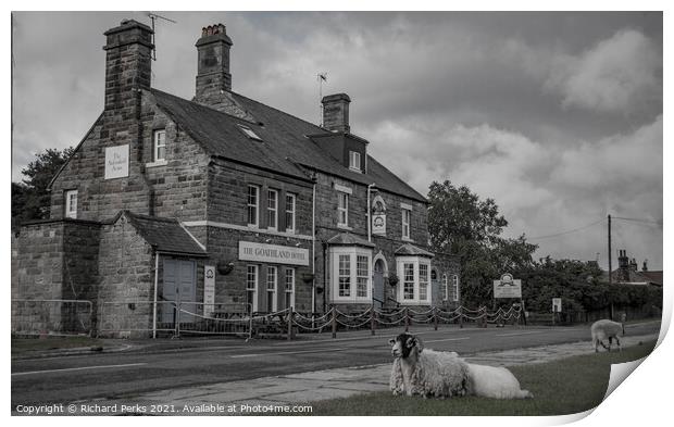 Aidensfield Arms with complimentary Ram Print by Richard Perks