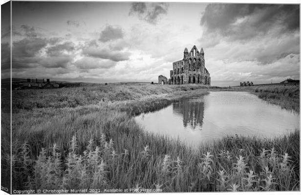 Whitby Abbey  Canvas Print by Christopher Murratt