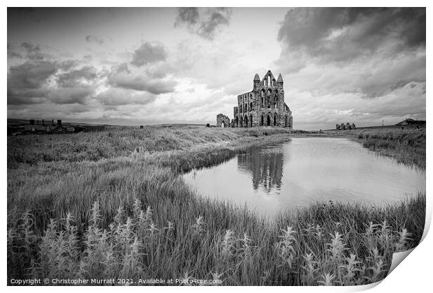 Whitby Abbey  Print by Christopher Murratt