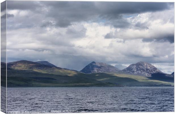 Paps of Jura Canvas Print by Kasia Design