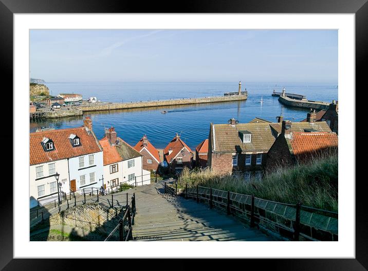 Whitby Harbour, North Yorkshire Framed Mounted Print by Ian Miller