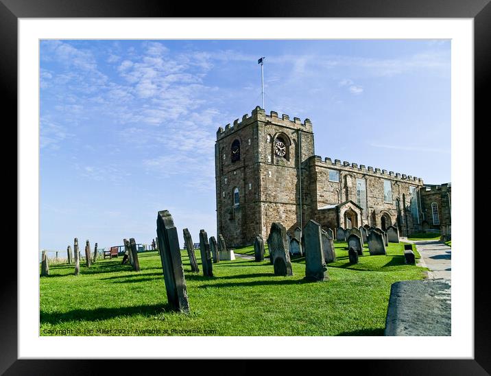 St. Mary church at Whitby, North Yorkshire Framed Mounted Print by Ian Miller