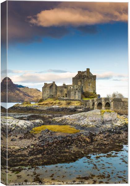 Eileen Donan castle Canvas Print by Bill Allsopp