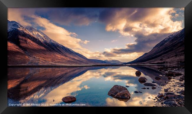 Loch Etive. Framed Print by Bill Allsopp