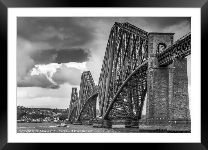 The Forth Bridge. Framed Mounted Print by Bill Allsopp