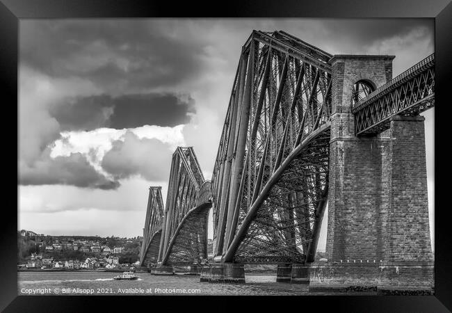 The Forth Bridge. Framed Print by Bill Allsopp