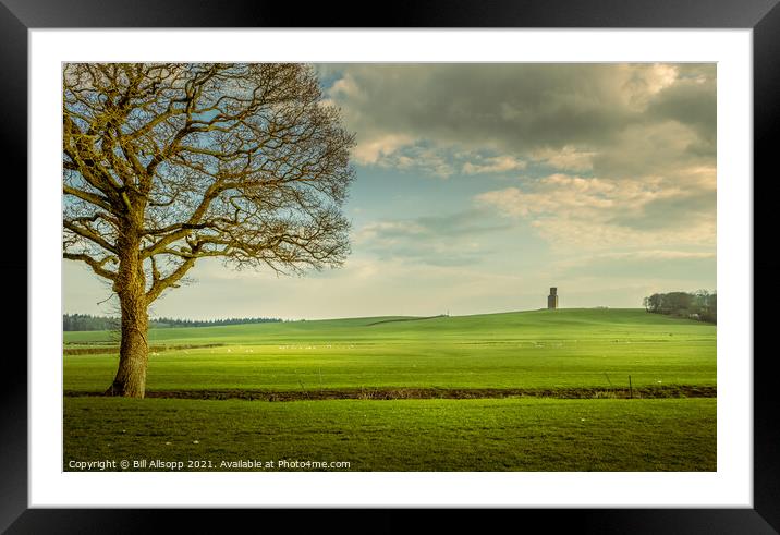 Horton Tower. Framed Mounted Print by Bill Allsopp