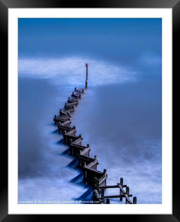 Blue seas. Framed Mounted Print by Bill Allsopp