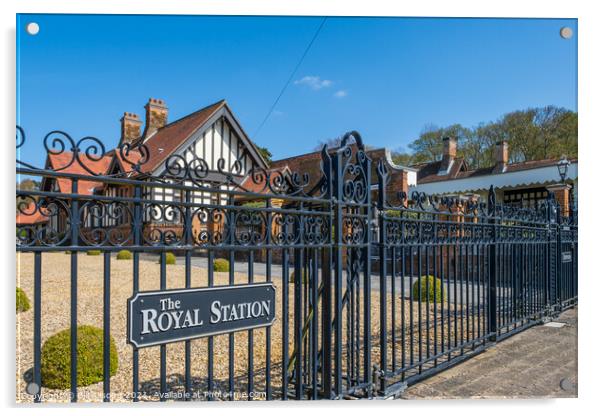 The Royal Station. Acrylic by Bill Allsopp