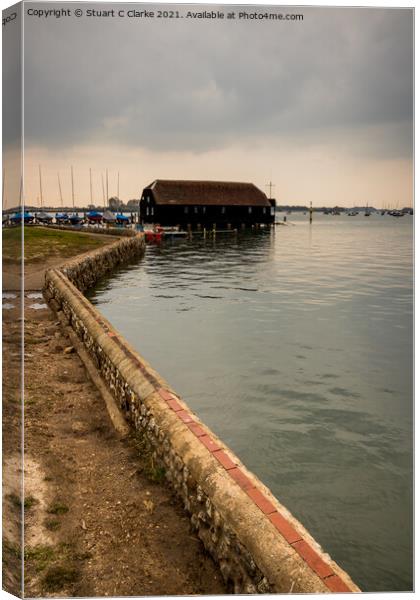 Bosham Harbour Canvas Print by Stuart C Clarke