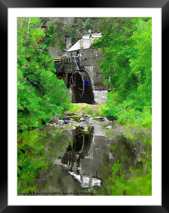 Old Mill Framed Mounted Print by Mark Sellers
