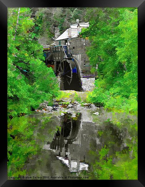 Old Mill Framed Print by Mark Sellers