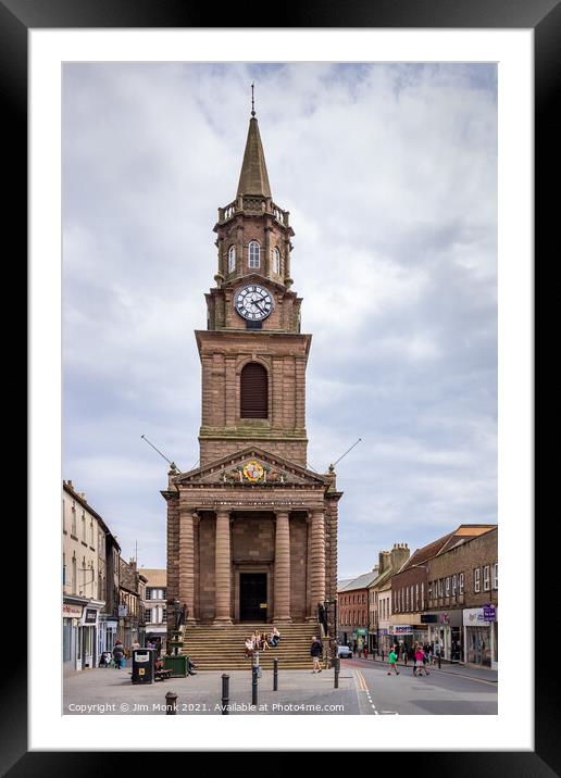 Berwick Upon Tweed Town Hall Framed Mounted Print by Jim Monk