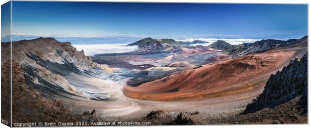 Haleakala Canvas Print by Brett Gasser