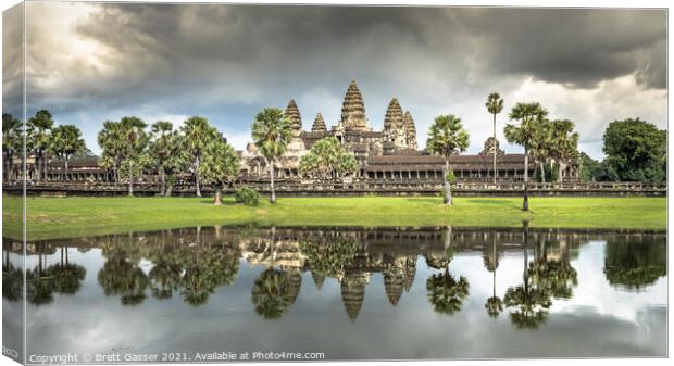 Angkor Wat Canvas Print by Brett Gasser
