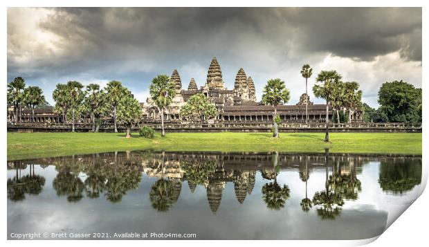 Angkor Wat Print by Brett Gasser