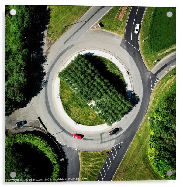 Roundabout Acrylic by Robert McCann