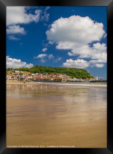 Scarborough South Bay Framed Print by Michael Shannon