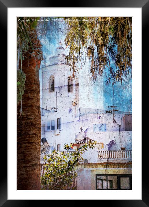 Albuferia Old Town Church Framed Mounted Print by Lee Kershaw