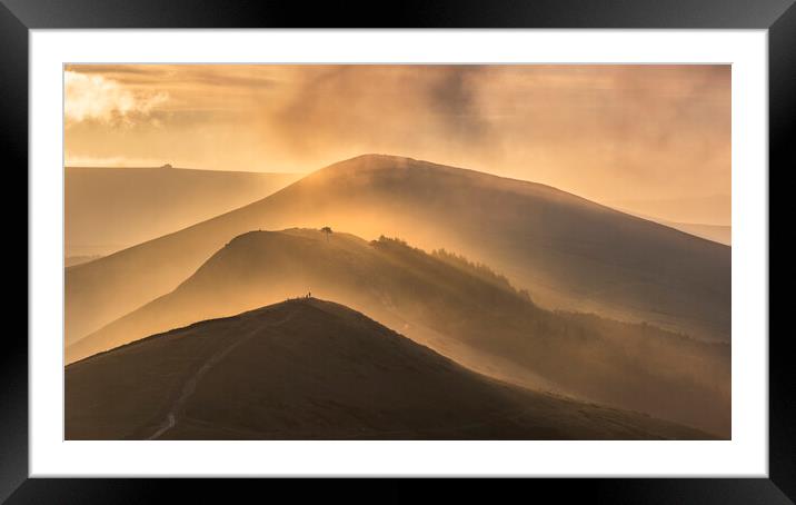 Layers of Gold Framed Mounted Print by John Finney