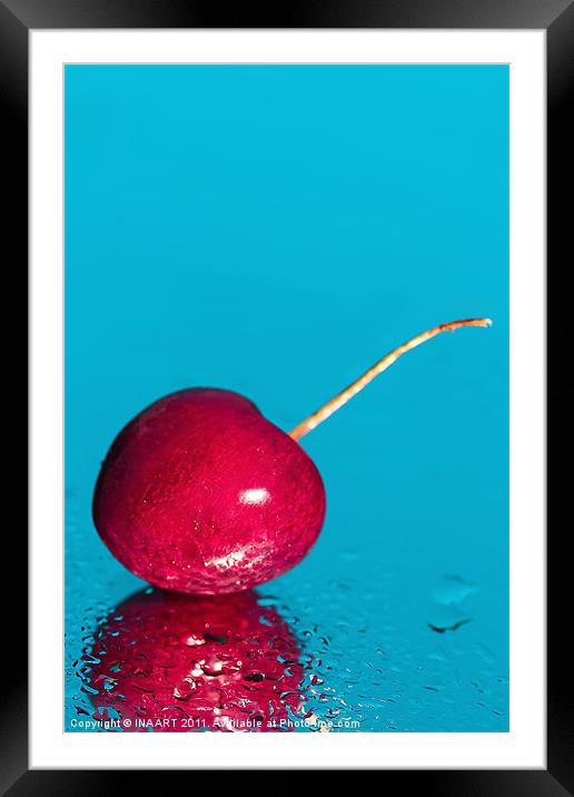 Cherry Framed Mounted Print by