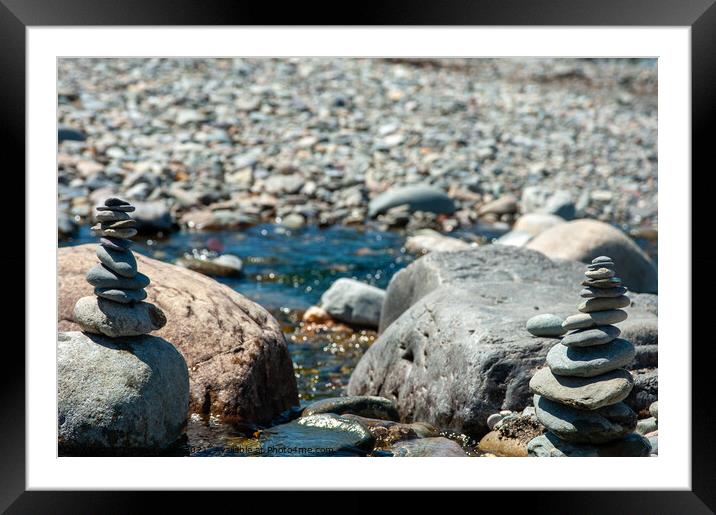 Outdoor Stonerock Towers Framed Mounted Print by James Lavott