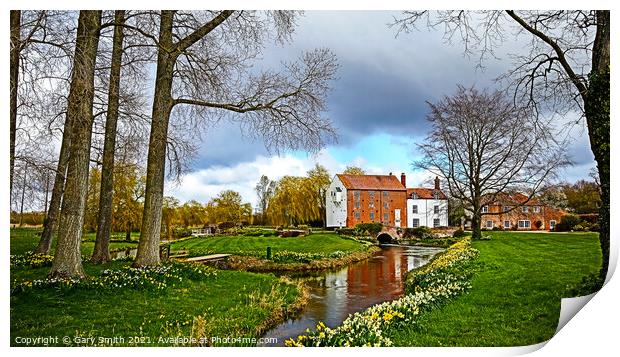 Bintree Mill Norfolk Print by GJS Photography Artist