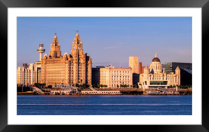 Liverpool architecture Framed Mounted Print by Kevin Elias