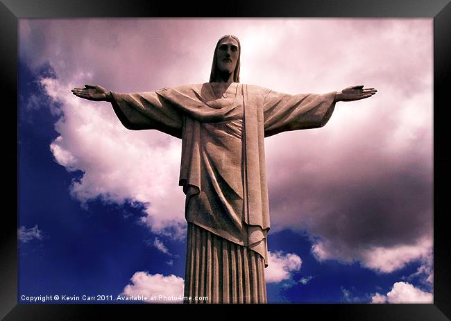 Christ the Redeemer Framed Print by Kevin Carr