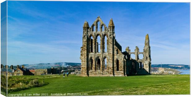 Whitby Abbey Canvas Print by Ian Miller