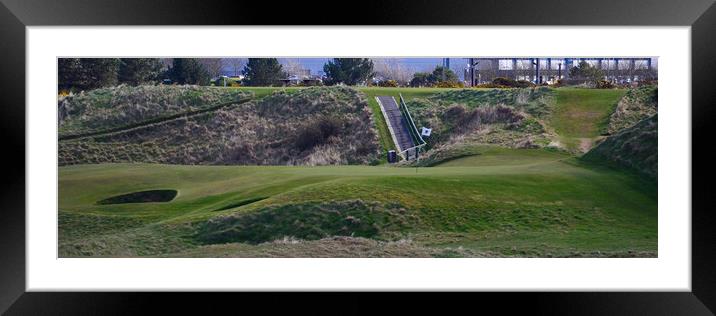 Royal Troon`s short Postage Stamp Framed Mounted Print by Allan Durward Photography
