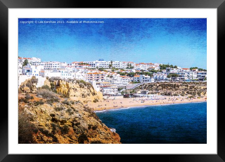 Albufeira Framed Mounted Print by Lee Kershaw