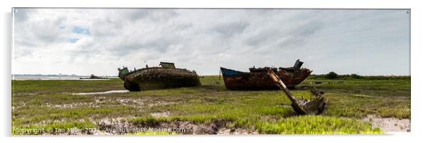 Shipwrecks Acrylic by Ian Miller