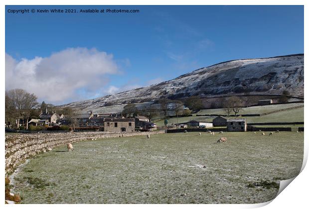 Simonstone Village Print by Kevin White