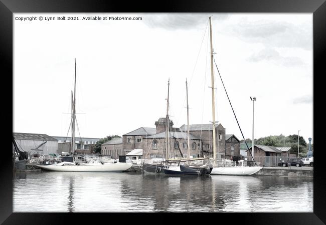 Gloucester Docks Framed Print by Lynn Bolt