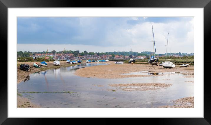 Channel leading into Blakeney Framed Mounted Print by Jason Wells