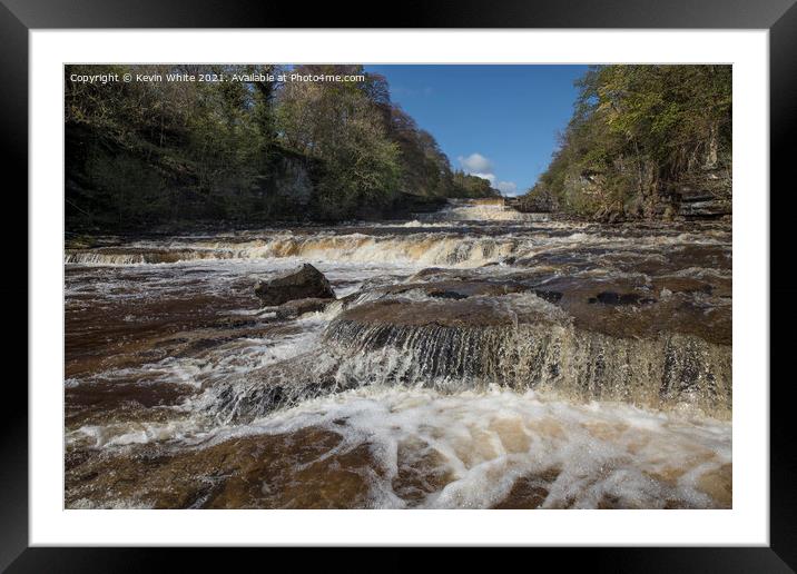 Spectacular Aysgarth Falls Framed Mounted Print by Kevin White